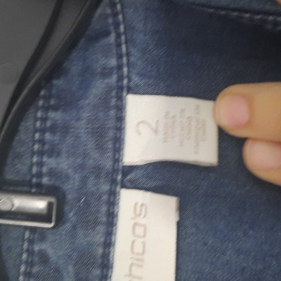 Denim chambray button down - Picture 3 of 6